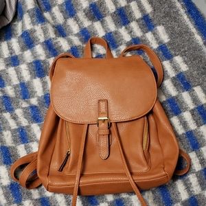 Tan Backpack Purse- Excellent condition!